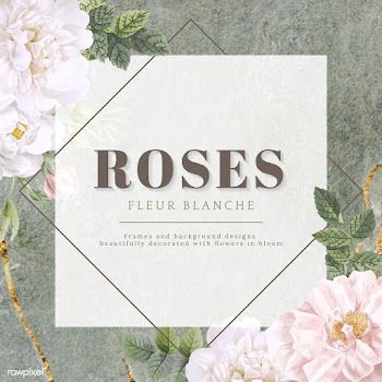 Elegant floral frame | Free stock vector - 595955