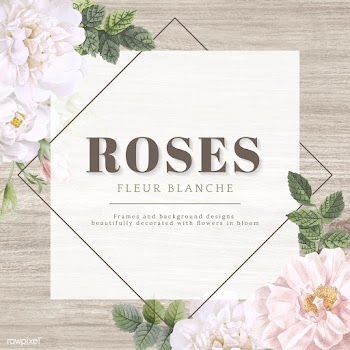 Elegant floral frame | Free stock vector - 596007