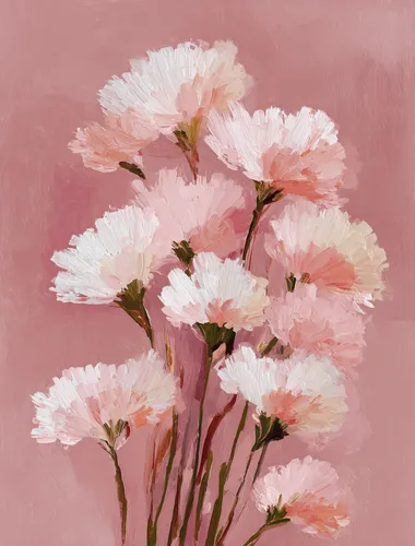Elegant Floral Painting in Matisse Style Elegant Floral Painting in Matisse Style