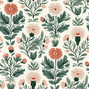 Elegant Floral Textile Pattern