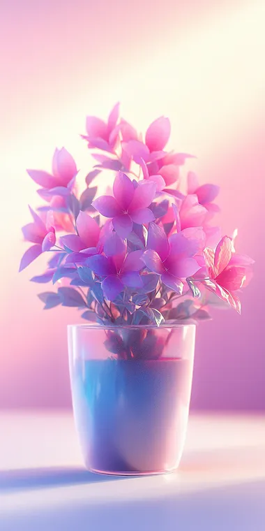 Elegant Flower Pot Design: A Modern 3D Render