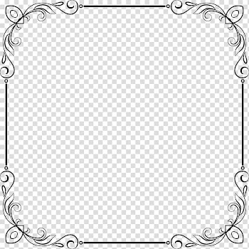 , Elegant frame transparent background PNG clipart