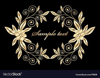 Elegant frame vector image