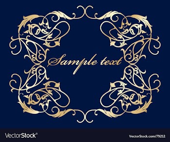 Elegant frame vector image