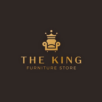 Elegant golden furniture logo Free Vector