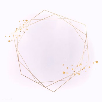 Elegant hexagon frame | Free stock vector - 588595