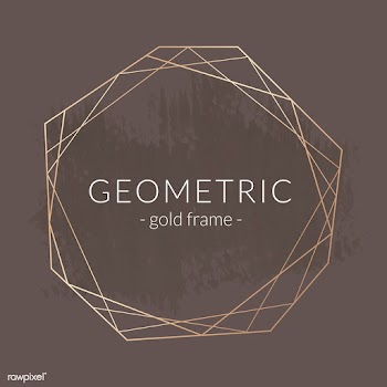 Elegant hexagon frame | Free stock vector - 588635