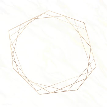Elegant hexagon frame | Free stock vector - 588640