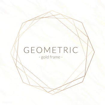 Elegant hexagon frame | Free stock vector - 588644