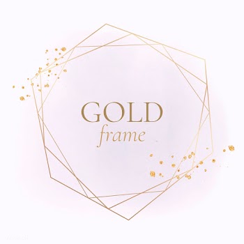 Elegant hexagon frame | Free stock vector - 588649