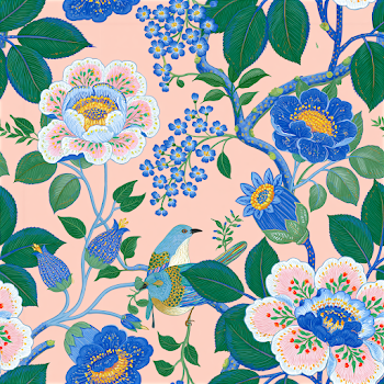 Elegant Indian Floral Seamless Pattern