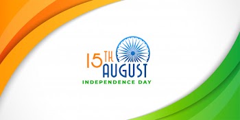 Elegant indian happy independence day Free Vector