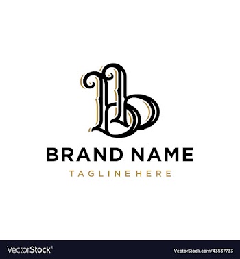 elegant initial letter monogram bb logo design