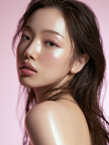 Elegant Japanese Woman Portrait in Soft Lighting