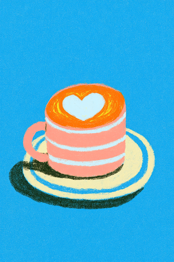 Elegant Latte with Heart Art