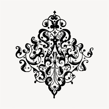 Elegant leafy decoration illustration clipart | Free Vector - rawpixel