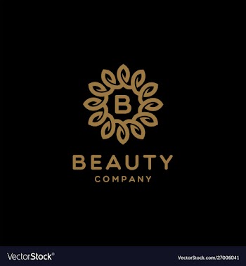 Elegant luxury flower logo design vector image