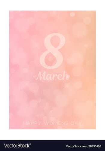 Elegant luxury international womens day 8 march vector image