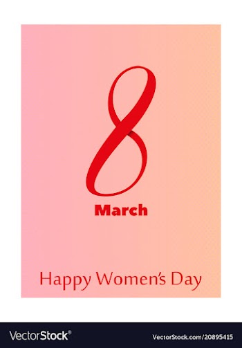 Elegant luxury international womens day 8 march vector image