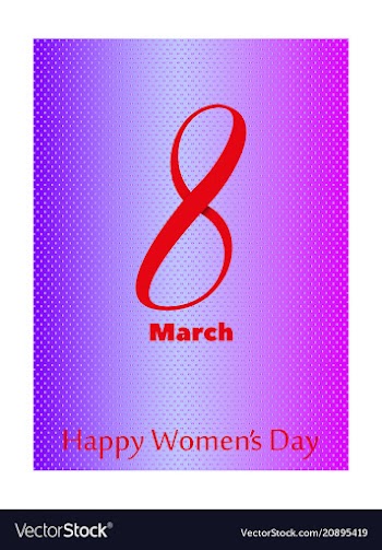Elegant luxury international womens day 8 march vector image