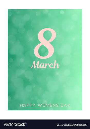 Elegant luxury international womens day 8 march vector image