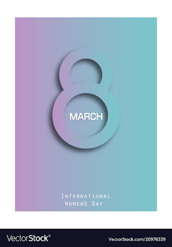 Elegant luxury international womens day 8 march vector image