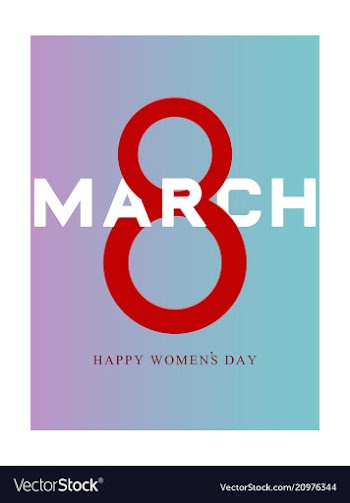 Elegant luxury international womens day 8 march vector image