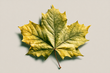 Elegant Maple Leaf in Minimalist Aesthetic