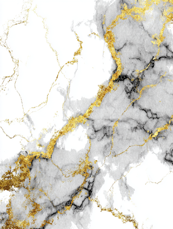 Elegant Marble Texture with Gold Accents