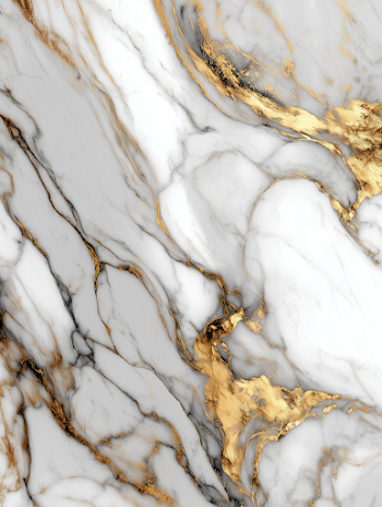 Elegant Marble Texture with Gold Accents
