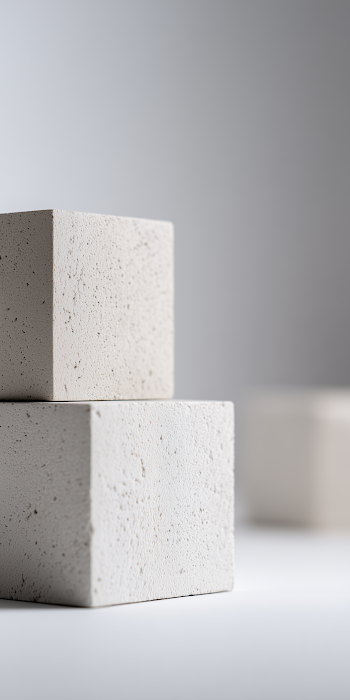 Elegant Micro-Cement Cubes with Minimalist Aesthetics