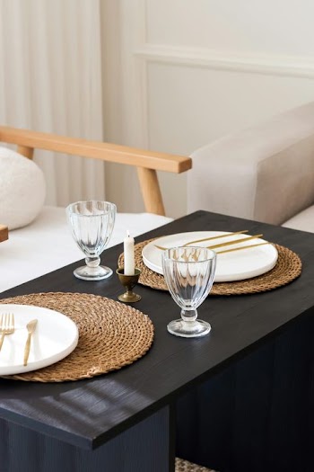 Elegant Minimalist Dining Setup