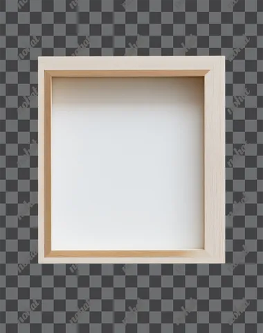 Elegant Minimalist Light Wood Frame Design