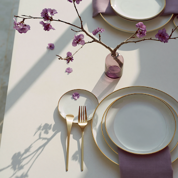 Elegant Minimalist Luxury Asian Wedding Table Setting