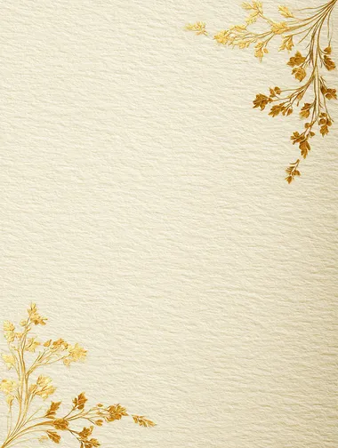 Elegant Minimalistic Background with Golden Flourishes Elegant Minimalistic Background with Golden Flourishes