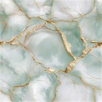 Elegant Mint and Ivory Marble Texture