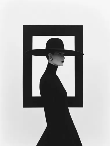 Elegant Model in Artistic Frame Elegant Model in Artistic Frame