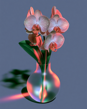 Elegant Orchid in Minimalist Vase