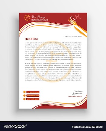 elegant restaurant letterhead