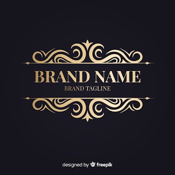 Elegant retro ornamental logo Free Vector