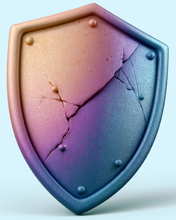 Elegant Shield Symbolizing Wealth Protection