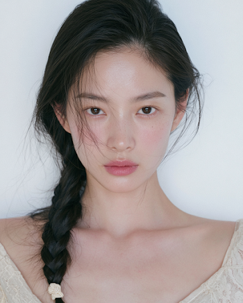 Elegant Side-Swept Braid with Traditional Korean Accessory