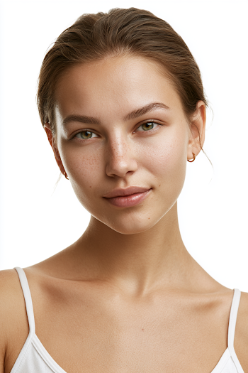 Elegant Slavic Beauty Portrait