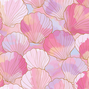 Elegant Spring Shell Pattern