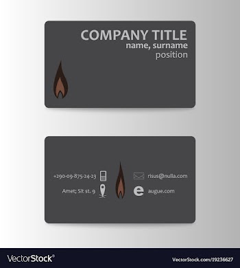 Elegant template business card vector image