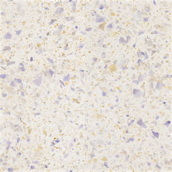 Elegant Terrazzo Flooring with Subtle Pastel Chips