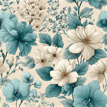 Elegant Vintage Botanical Seamless Pattern