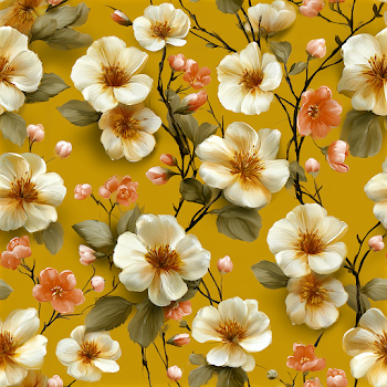 Elegant Vintage Floral Seamless Pattern