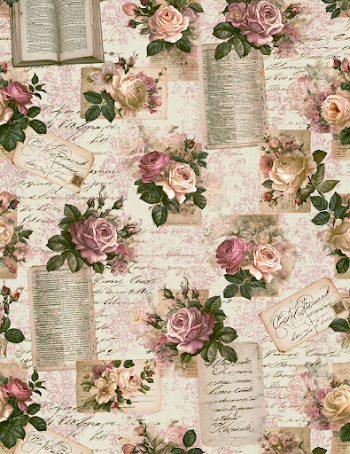 Elegant Vintage Floral Wallpaper Backdrop