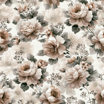 Elegant Vintage Floral Wallpaper Pattern